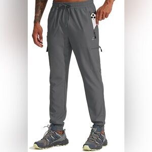 NWT Willit Men's Lightweight Hiking Pants Quick Dry Waterproof Cargo Joggers M
D